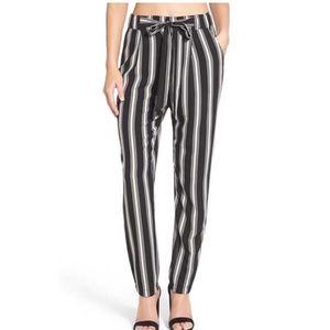 Striped highwaisted pants